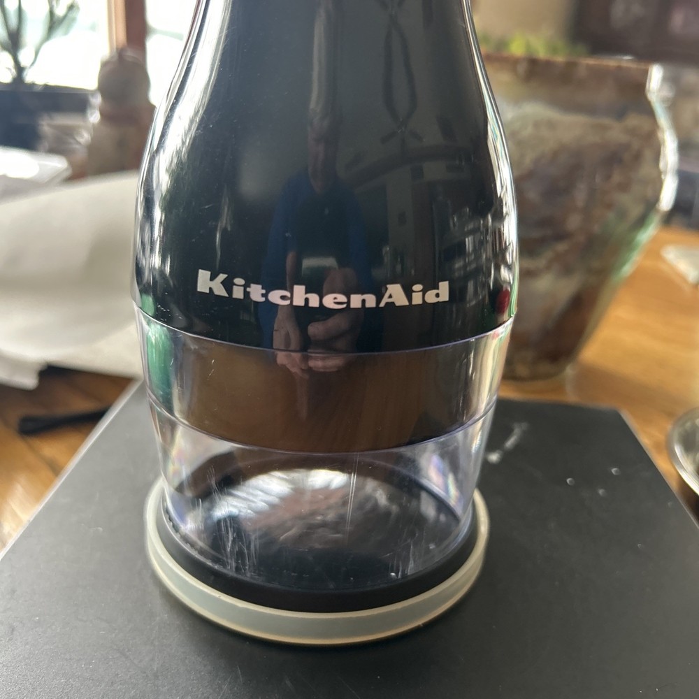 Kitchen Aid Hand Chopper Stainless Steel Blade - Black