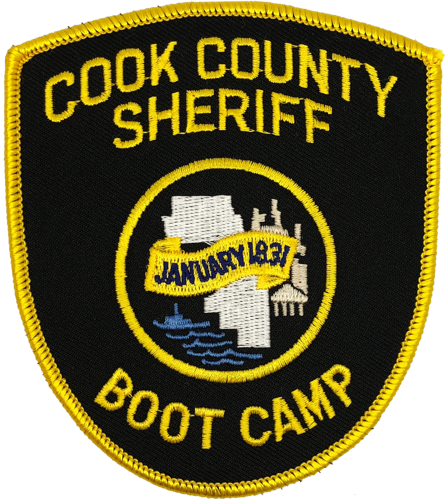 COOK COUNTY SHERIFF SHOULDER PATCH: Boot Camp Standard