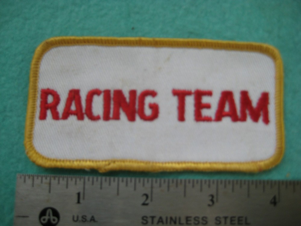 Vintage NASCAR SCORE NHRA Racing Team Hat Patch