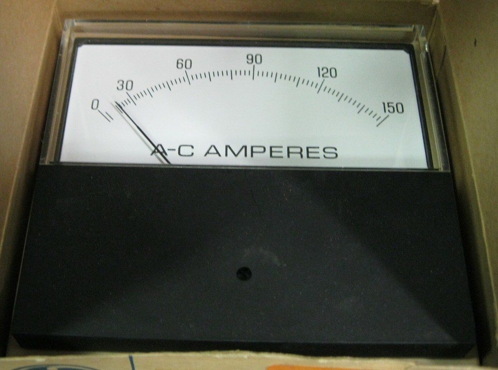 GE 50-251439LSZZ1 Panel Meter 0-150 Amperes