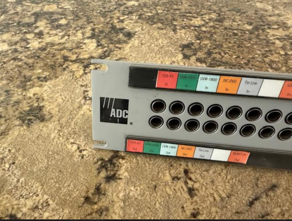 ADC PPI 2224RS-75N 48 PORT VIDEO PATCH PANEL BAY