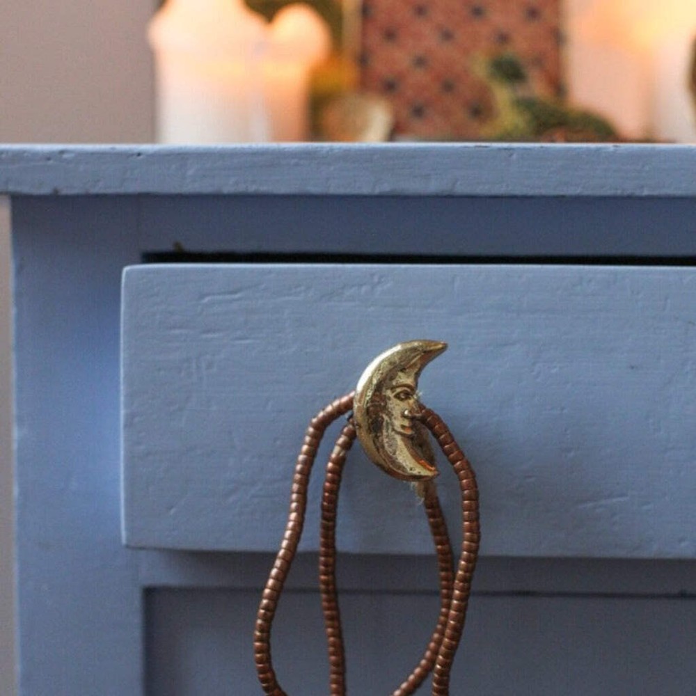 Moon Knob - Recycled Brass