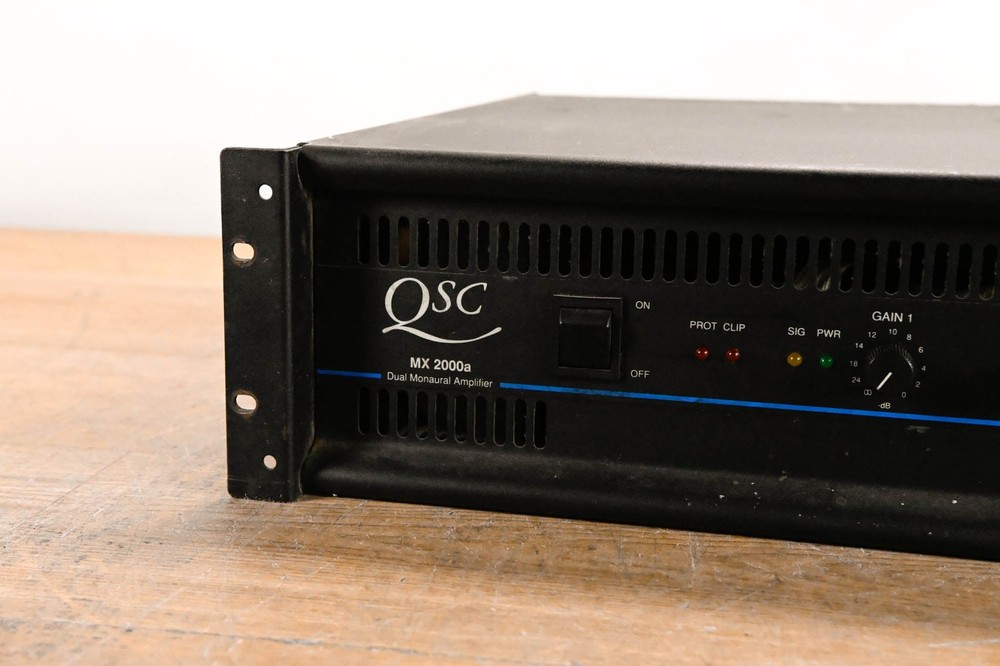 QSC MX 2000a Two-Channel Power Amplifier CG01XTE