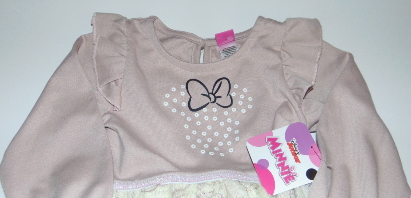 ~NWT Girls DISNEY'S MINNIE MOUSE Tutu Bow Dress! Size 2T Super Cute FS:)~