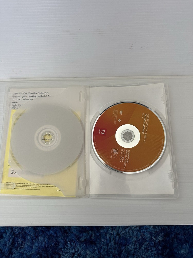 Ad0be Creative Suite 5.5 Design Standard Mac OS Student & Teacher W/Code &Serial
