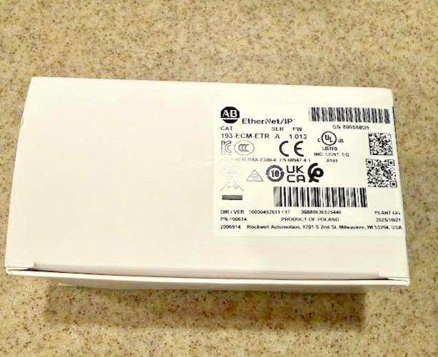 Allen-Bradley 193-ECM-ETR E300 Ethernet Communication Module - NEW SEALED