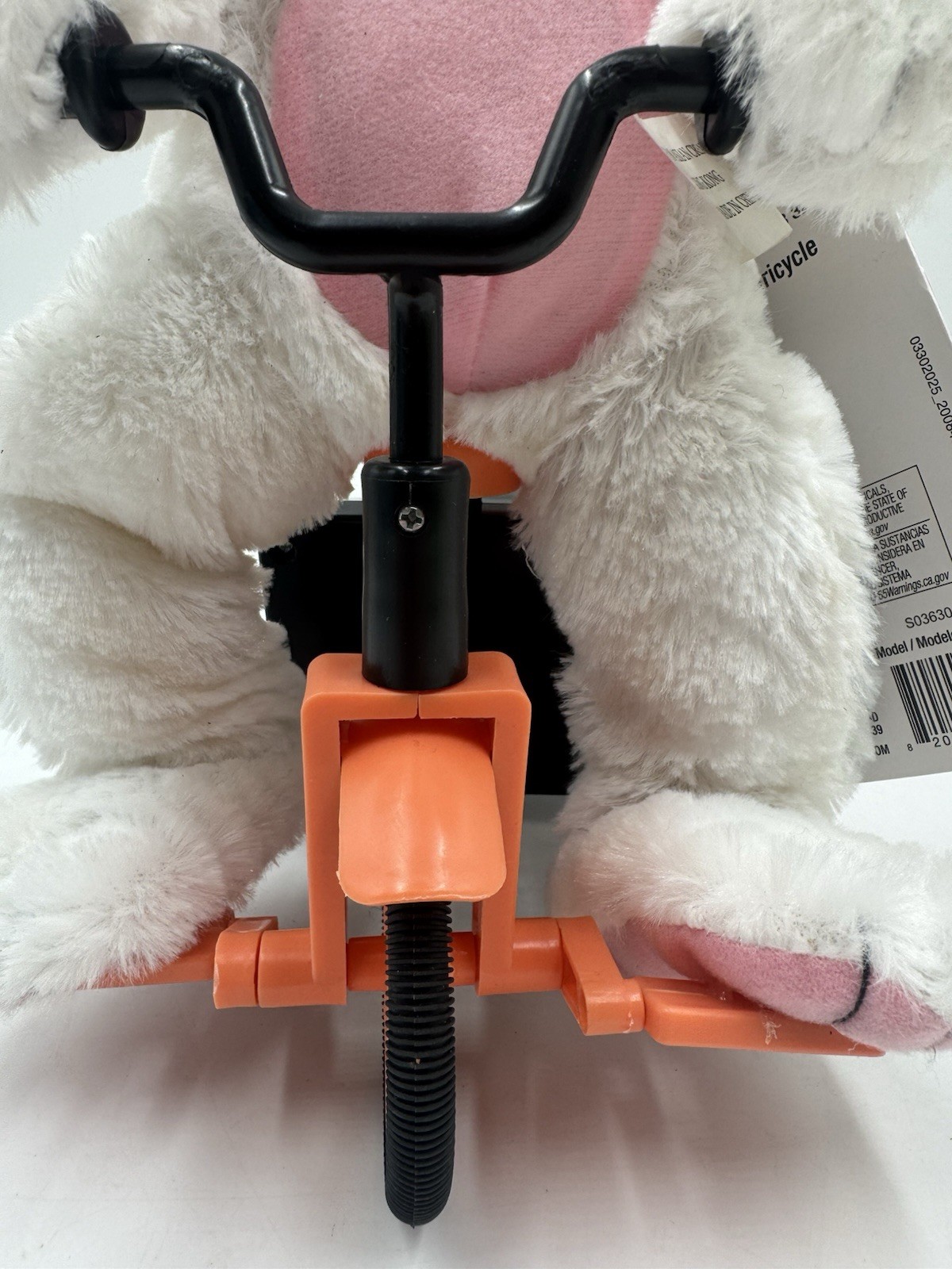 NEW - Animated LED Haunted Talking Spooky Rabbit On Tricycle New With Tags