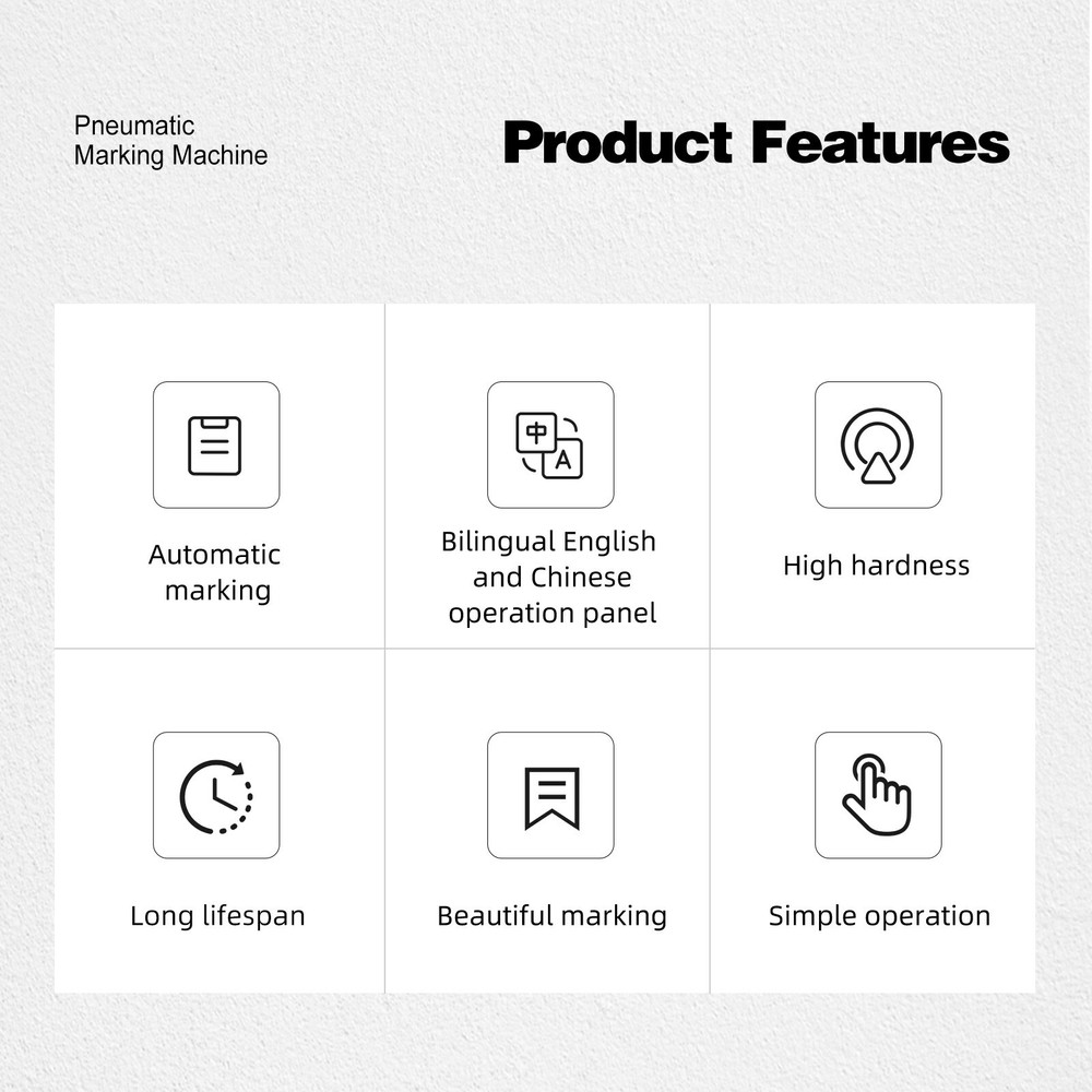 US Portable Dot Peen Marking Machine for VIN Code Engraving Machine