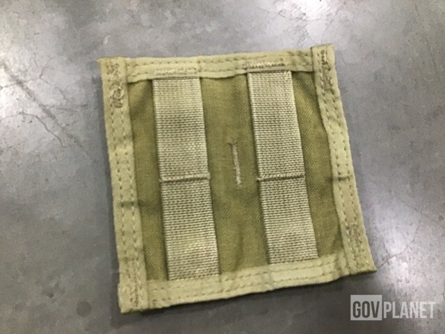 Horizontal Pocket Adapters Khaki MOLLE USGI 8415-01-529-1612 Resource Center NEW