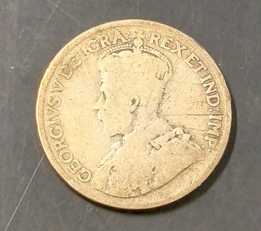 Canada 1918 Silver 25 cents (KM.#24)
