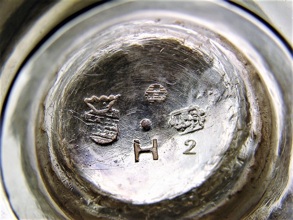 Swedish Solid Silver Brandy Taster Johan Soderdahl Soderkoping Date Marked 1790
