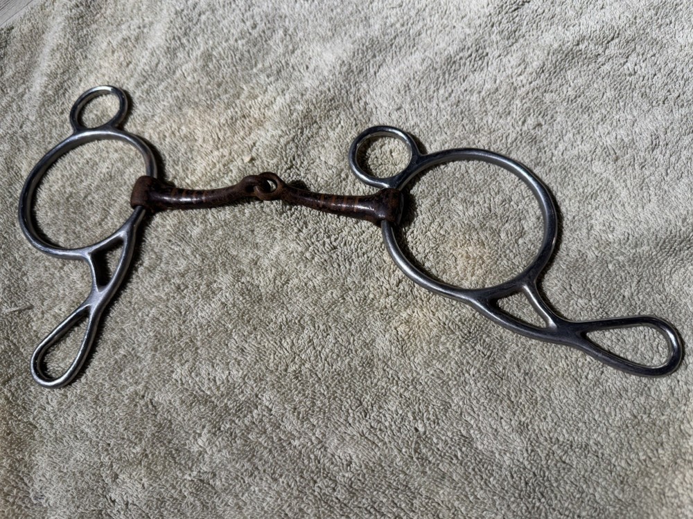 Sliding Gag Copper Inlay Snaffle - 5-1/4”
