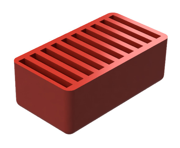 10 SD Card Holder Red