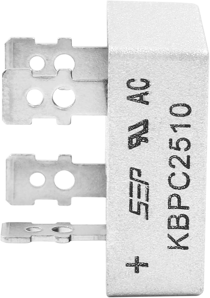 5/10Pcs 1000V 25A Metal Case Single Phase Diode Bridge Rectifier KBPC2510