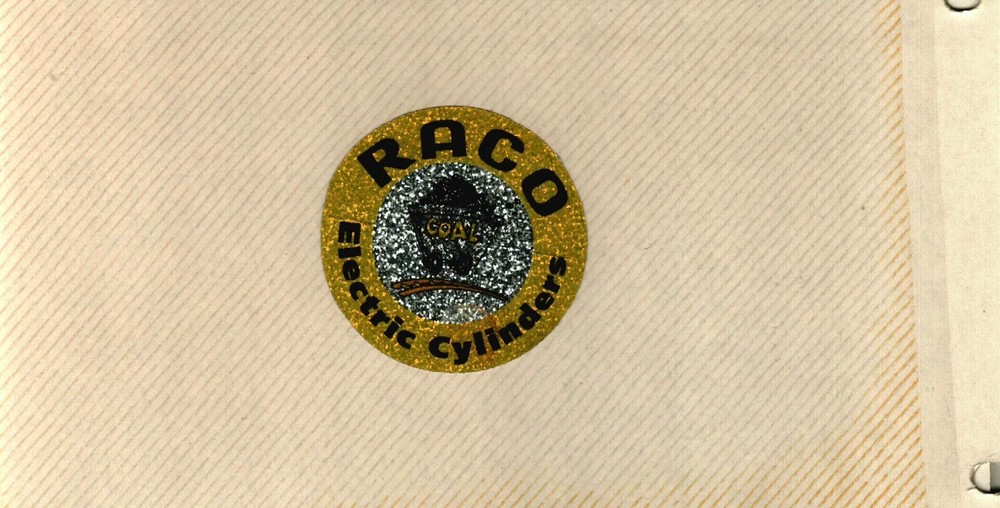 NICE TRAIN CAR RACO COAL MINING STICKER # 120