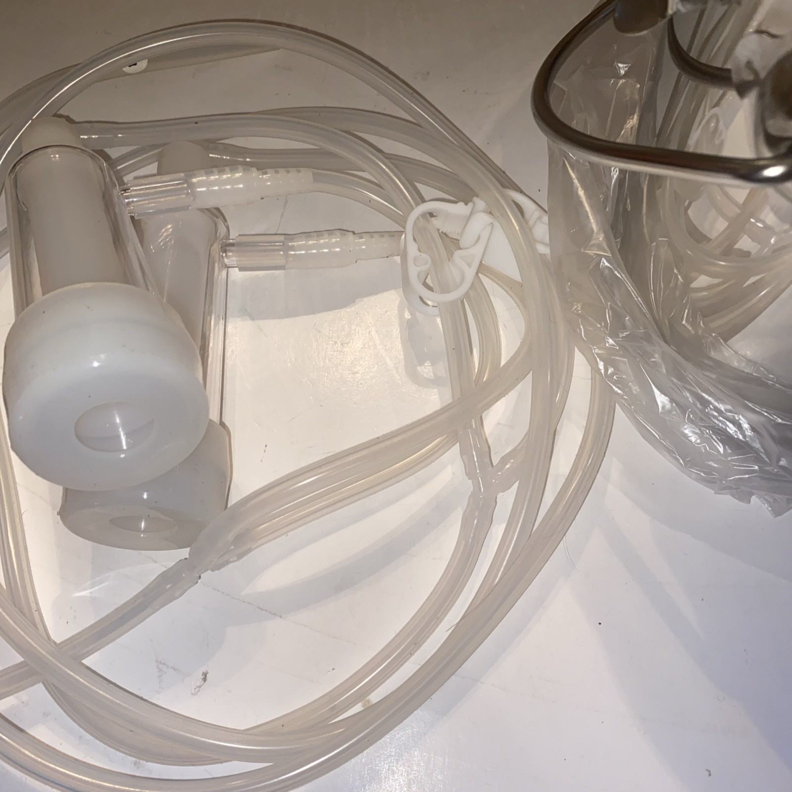 3L Electric Sheep Goat Milking Machine Dual Head Pulsation Bucket Tubes Parts Z