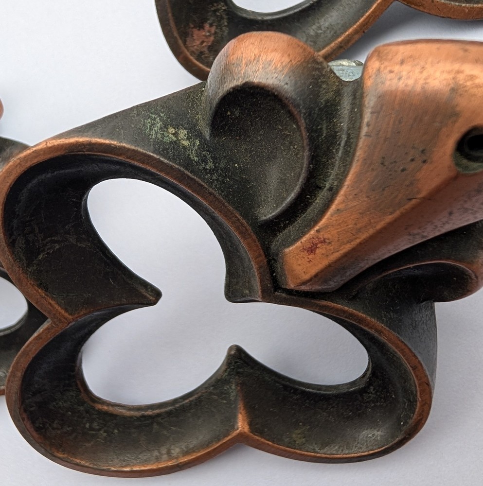 7 Fleur de lis Drawer Cabinet Pulls Knobs French Country Bronze Design Hardware