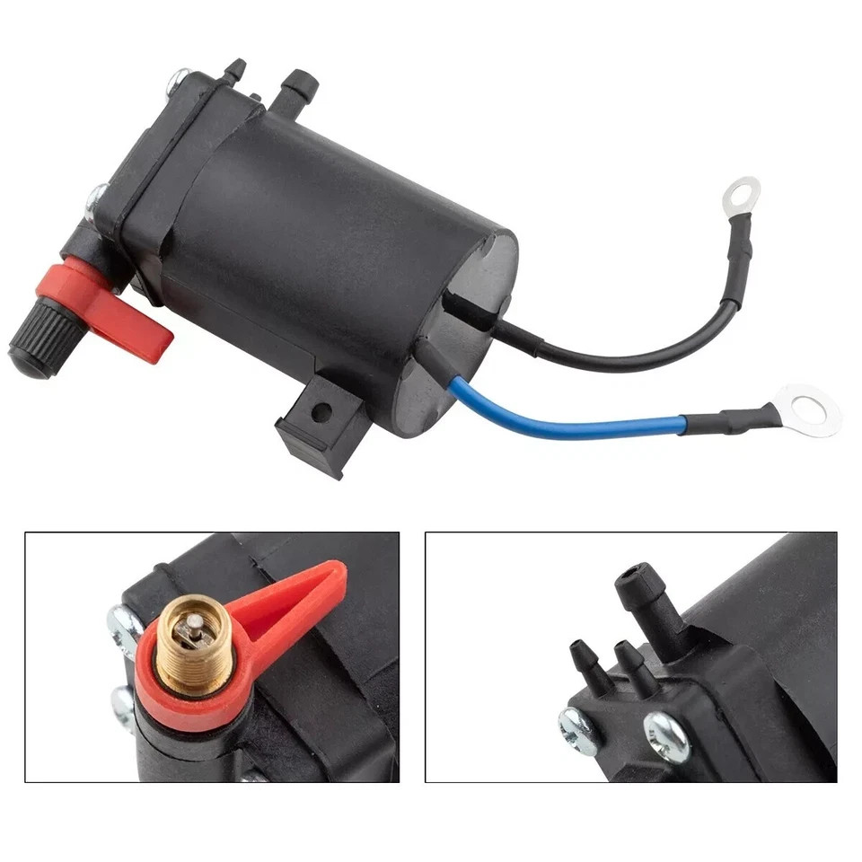 For Johnson Evinrude New Fuel Primer Choke Solenoid One Nipple 5007356 397909