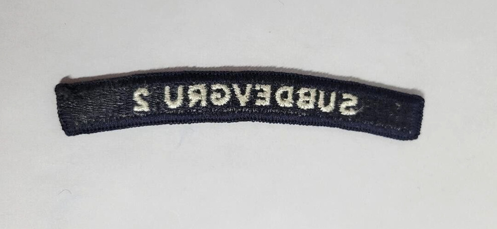 US Navy SUBDEVGRU 2 Submarine Development Group TWO Formed in 1949 Segment Patch