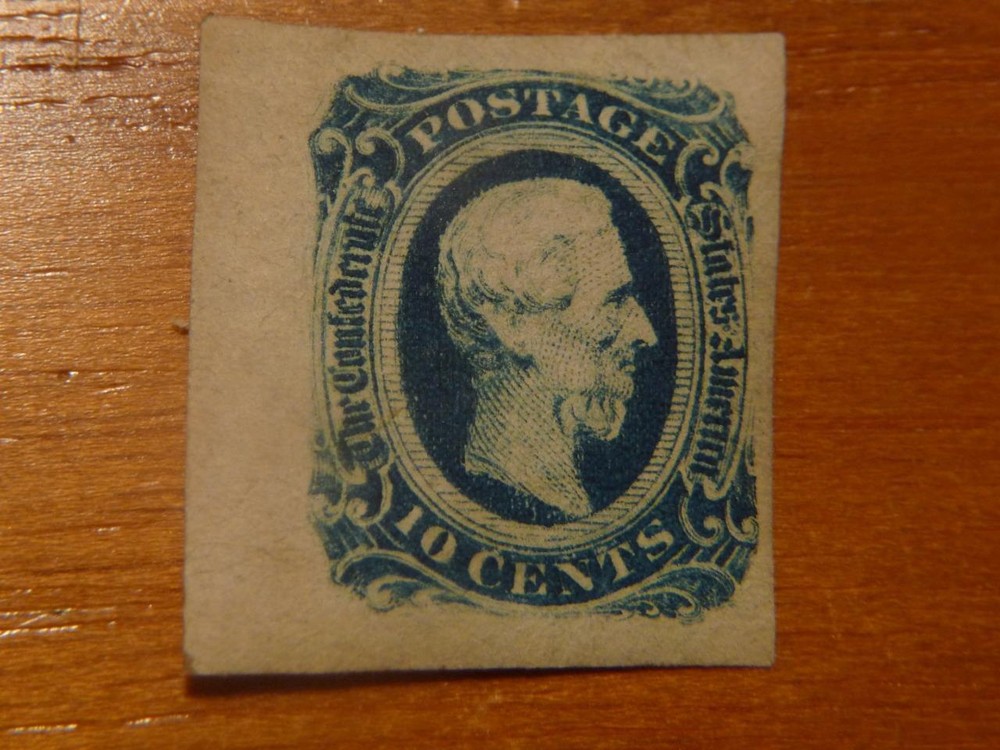 Confederate #12 Stamp Margin Copy Mint No Gum Bold Color SKU# 26770