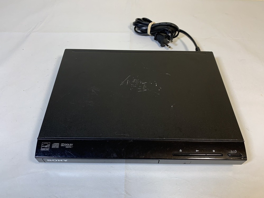 SONY DVP-SR210P Progressive Scan CD/DVD Player with Remote - Works