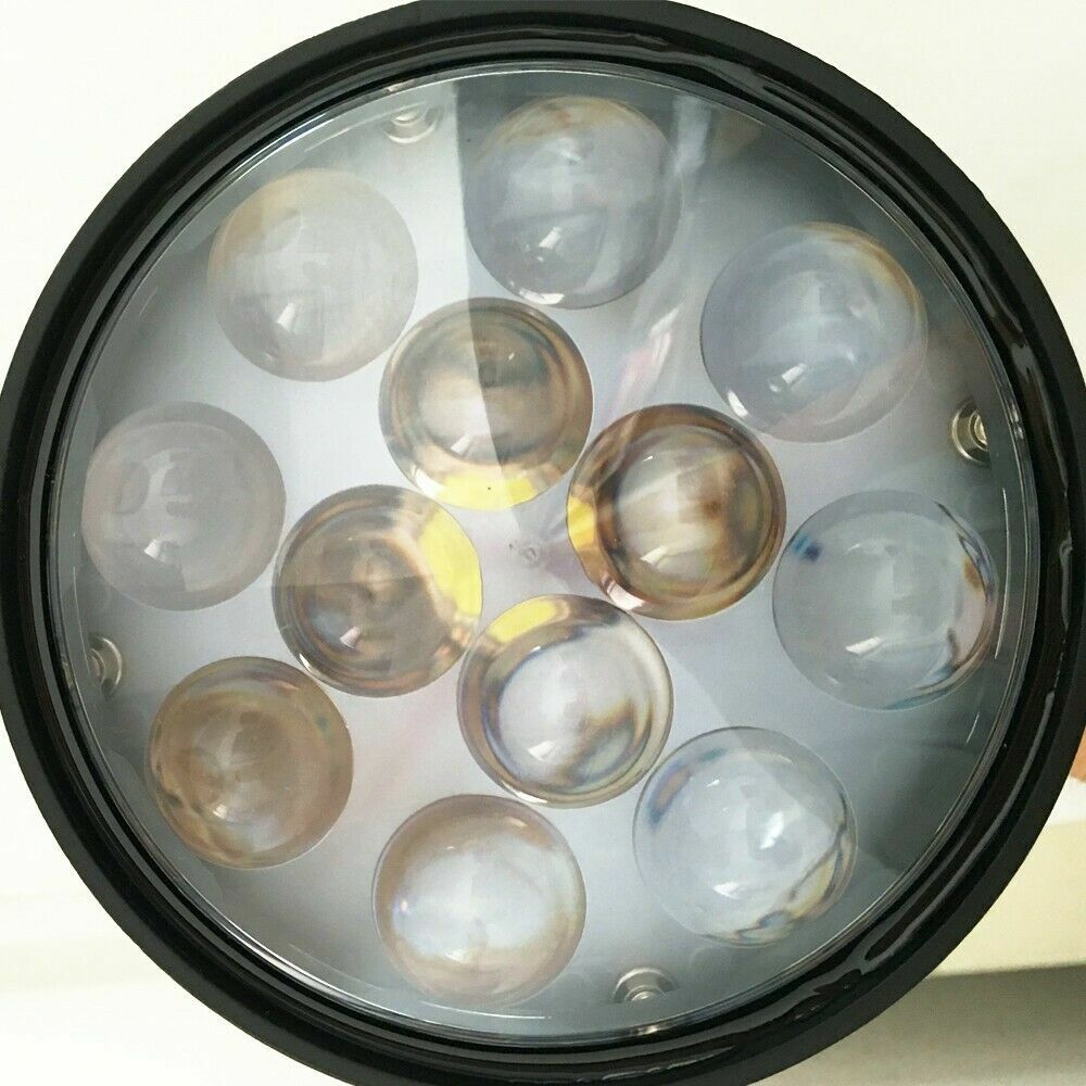 Powerful 12v Corded LED Handheld Spotlight Spot Light Hunting/Camping 5400LM 60W