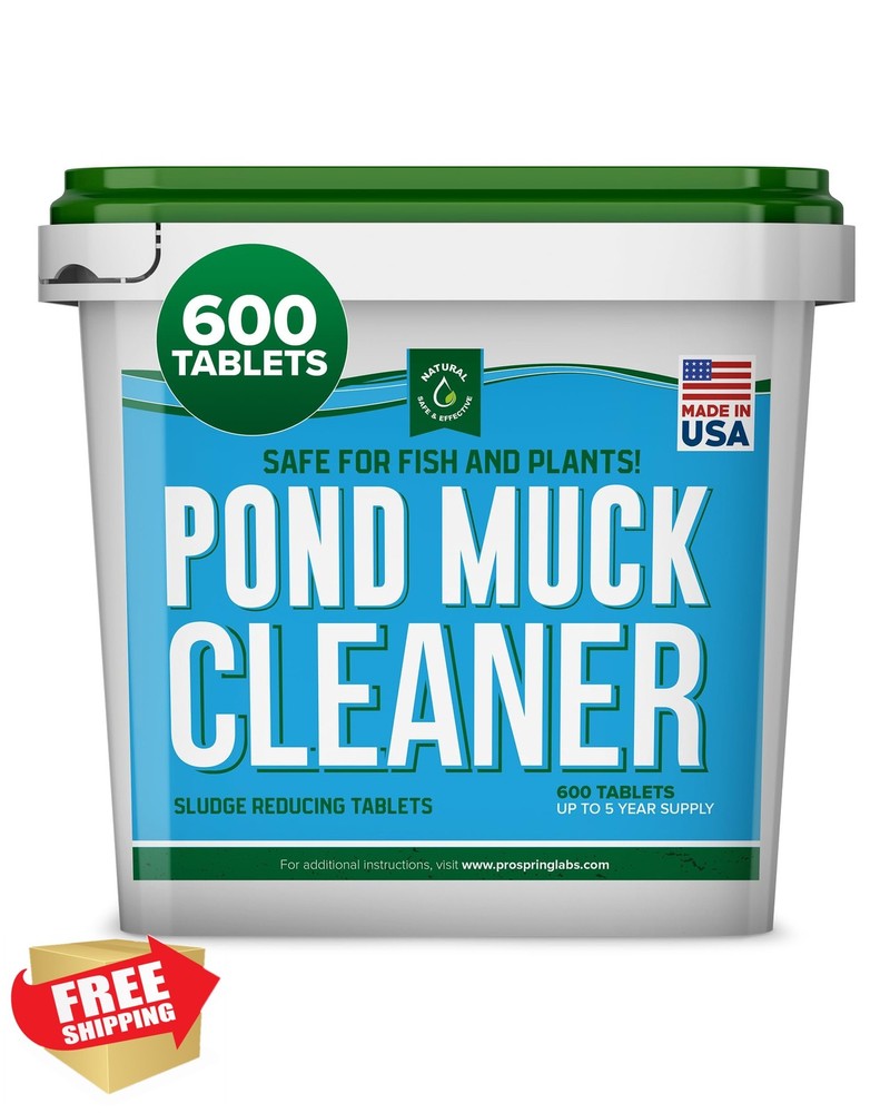 ProSpring Labs Pond Clarity Solution 600 Tablets Sludge Dissolver