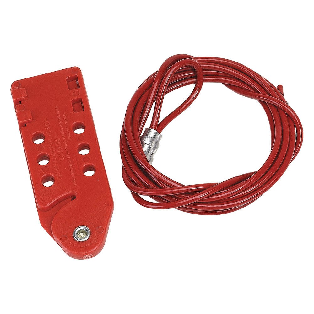 BRADY CABLO-10 Tab-Cinching Cable Lockout,10 ft. L 5TB15