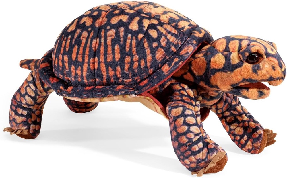 Folkmanis Box Turtle Hand Puppet, 13"