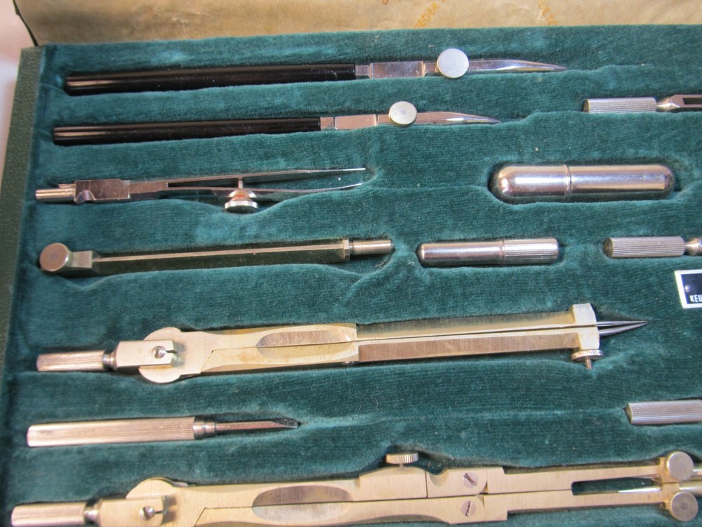 Vintage K & E Drafting Set, Tools Instruments Keuffel Esser