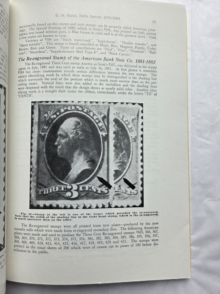 The Bank Note Issues of United States Stamps, 1870-1893 - Lester Brookman