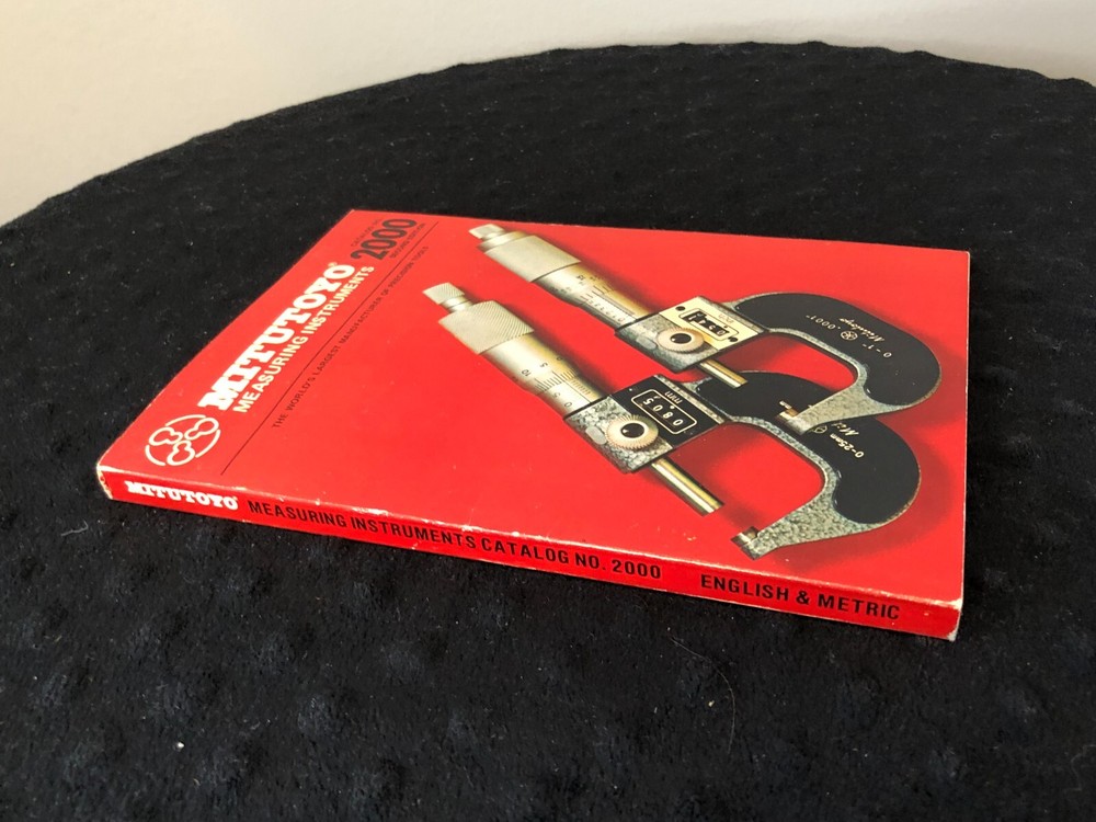 1976 Mitutoyo Measuring Instruments Catalog No. 2000 Second Edition