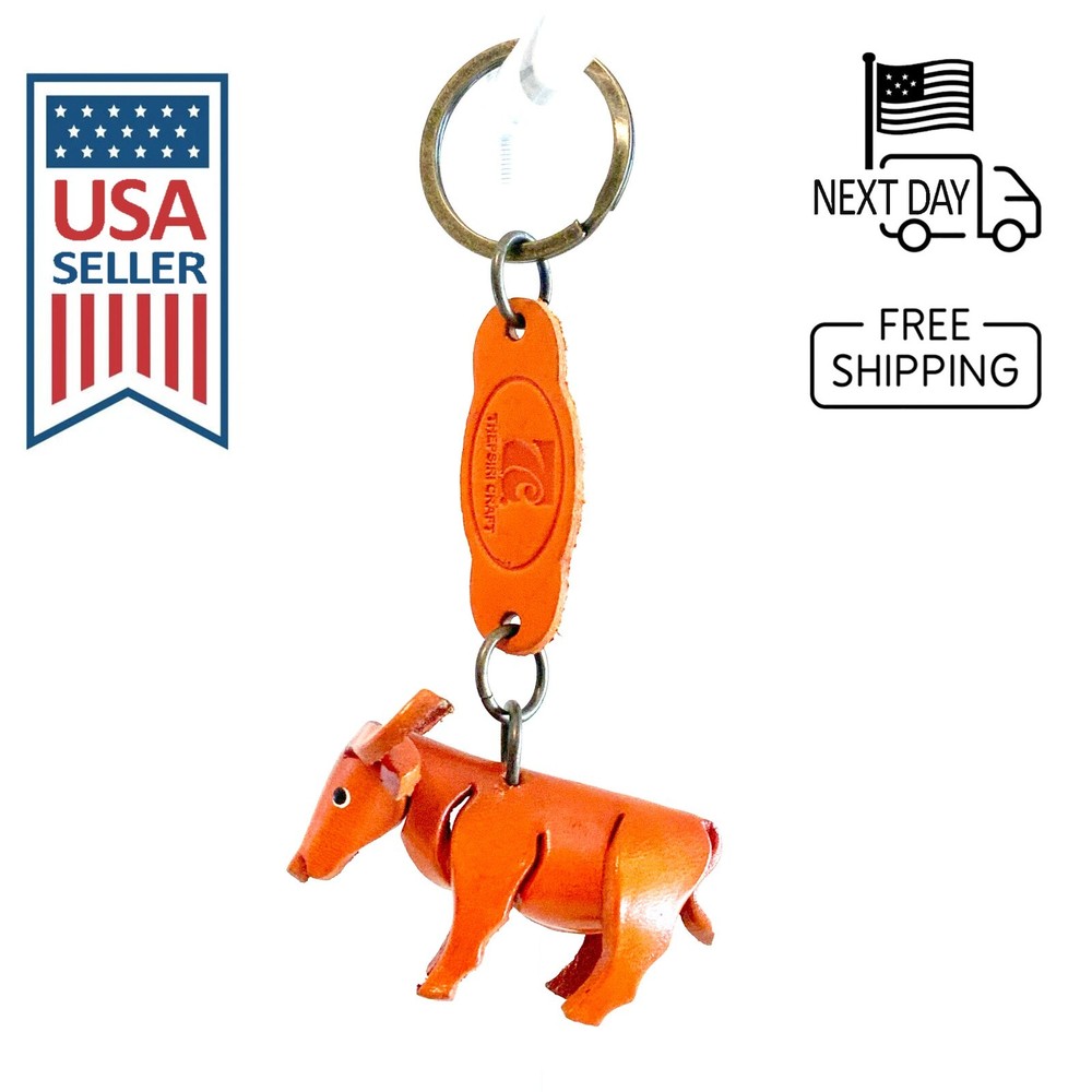 BUFFALO Handmade Leather Keyring