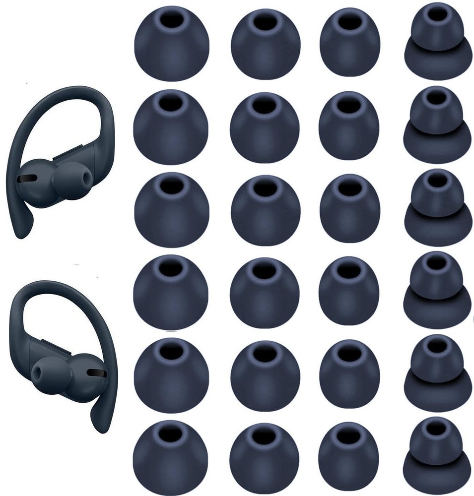 JNSA Replacement for Powerbeats Pro Ear Tips Eartips Ear Plug Ear Cap,Navy, S...