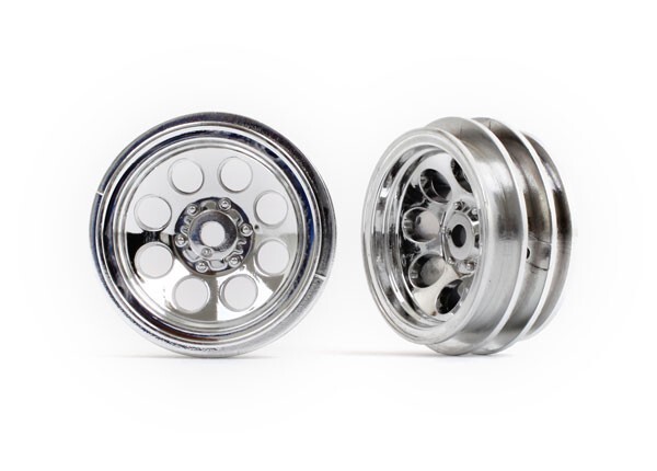 Traxxas 9870 1.0" Plastic Chrome Wheels