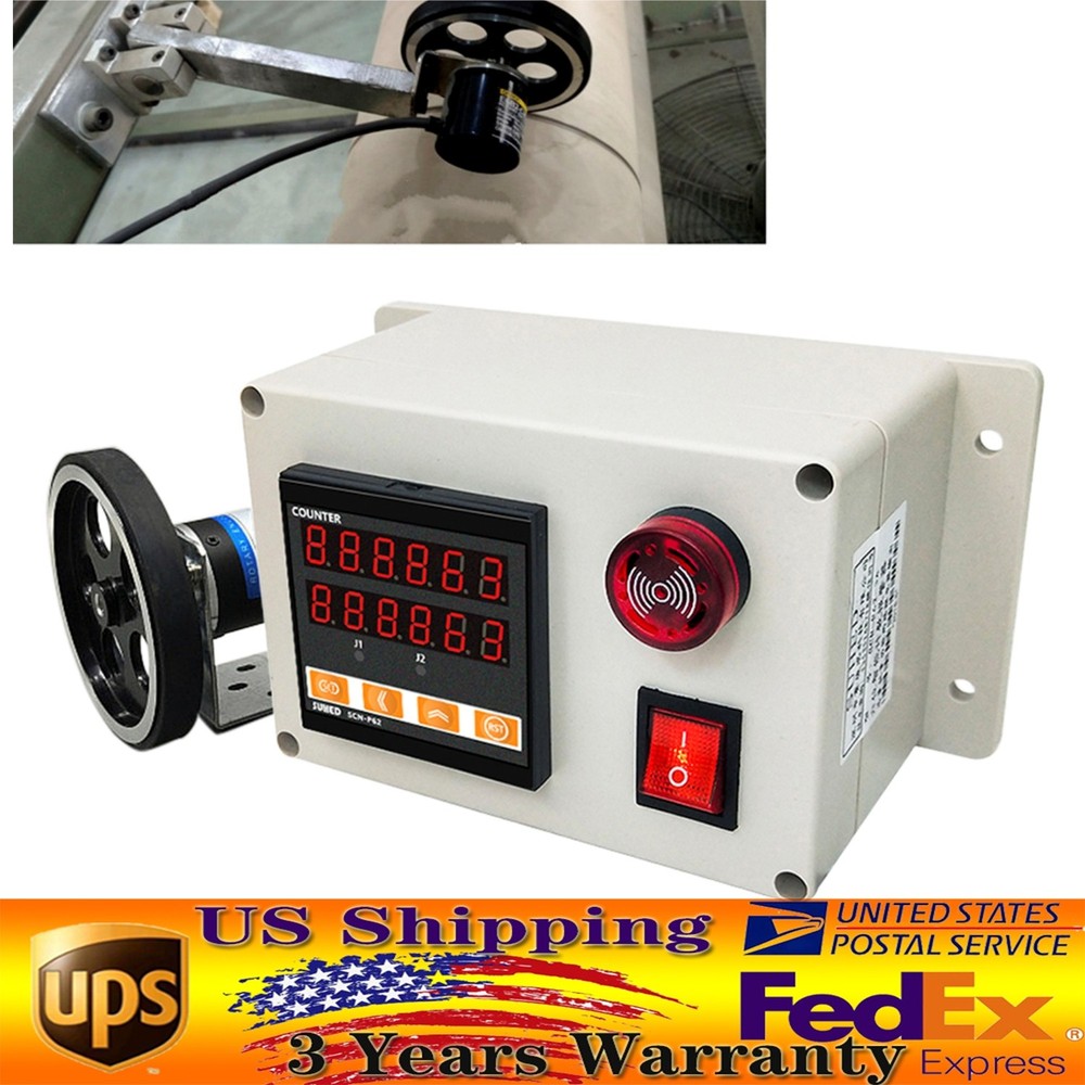 Digital Pulse Length Meter Rotary Encoder Meter Counter+Mounting bracket 300 ppr