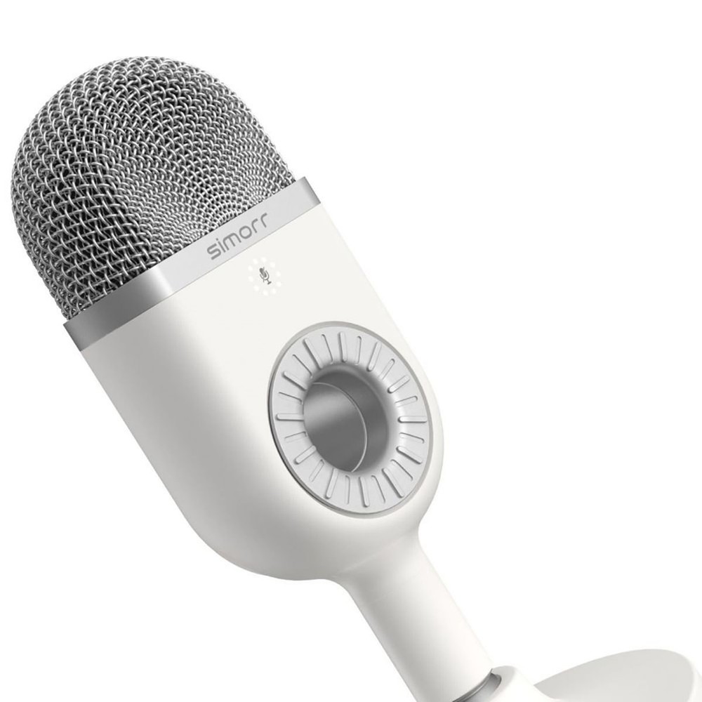 SmallRig simorr Wave U1 USB Condenser Microphone (White)