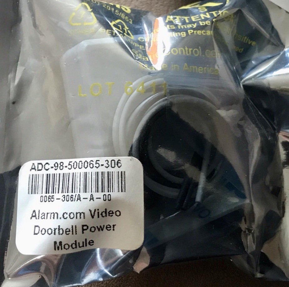 Alarm.com Video Doorbell Power Module