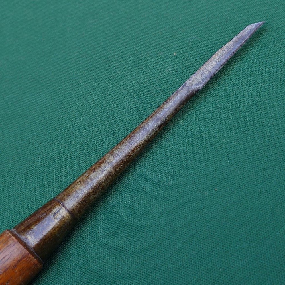Chisel 3mm Mortising Woodworking Tool 255mm Used Rust Scratches Ready