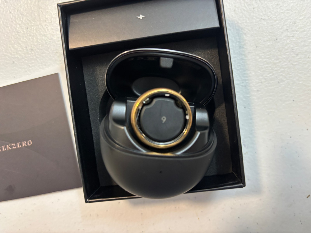 SeekZero X1A02  Smart Ring Size 9 Rose Gold