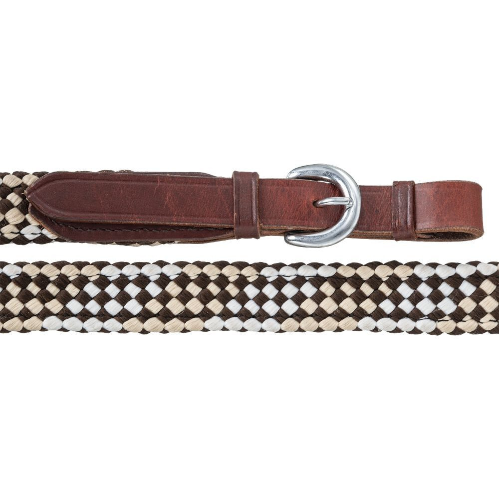 Tough1 7ft Flat Braided Trail Reins