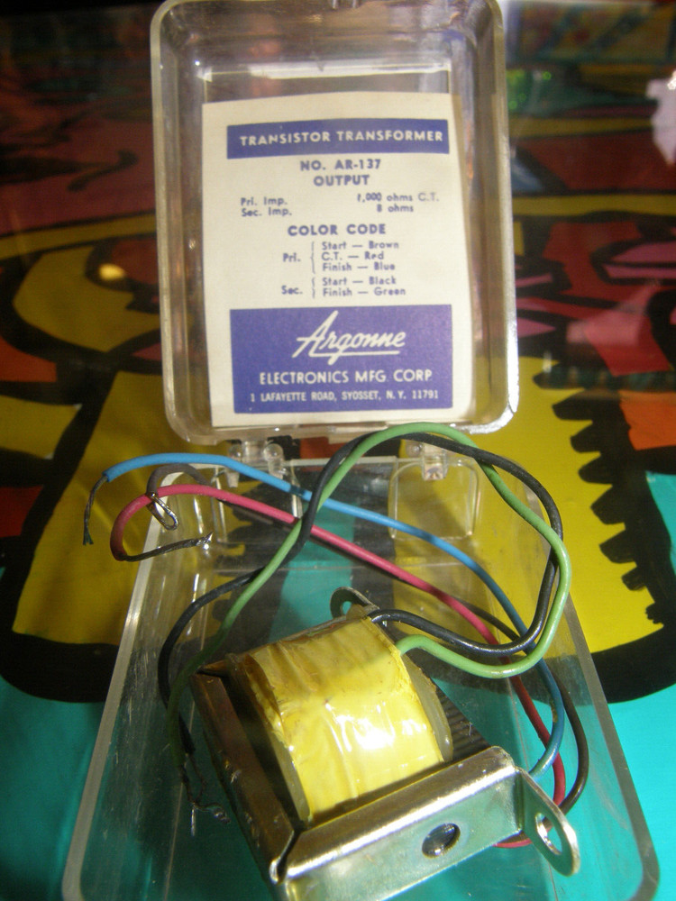 NOS AR137 AR-137 Transistor Transformer Argonne Electronics MFG. Corp.