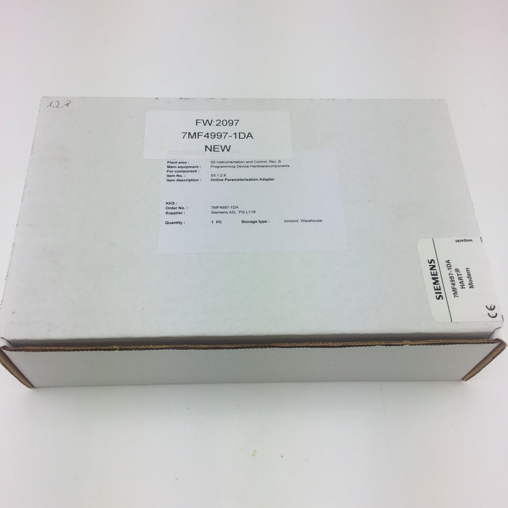 SIEMENS 7MF4997-1DA HART-MODEM WITH RS232- INTERFACE