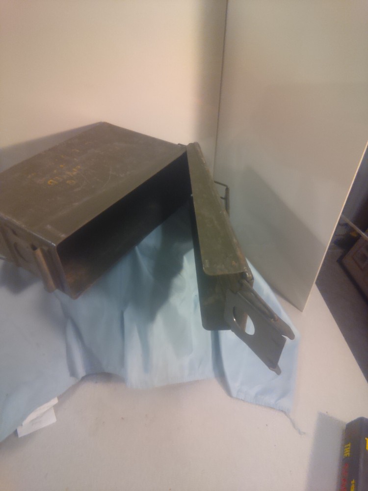 Vintage Ammunition Metal Container Empty
