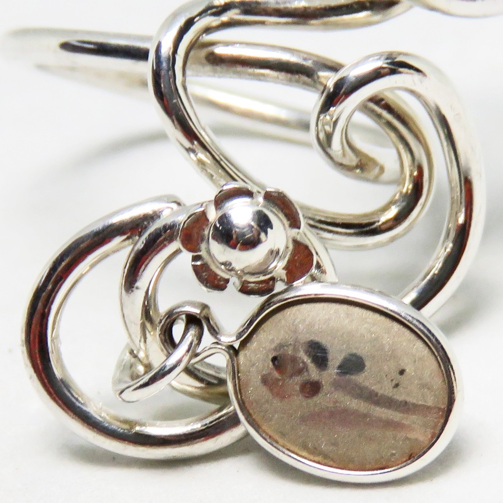 Unique Sterling Silver Hand Crafted Upcycled Flexi-Ring By SoniaMcD