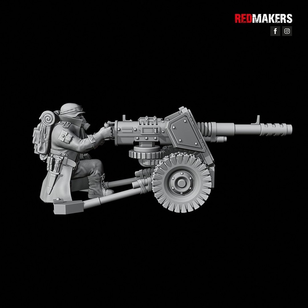 STEEL GUARD HEAVY SUPPORT TEAM WITH AUTOCANNON