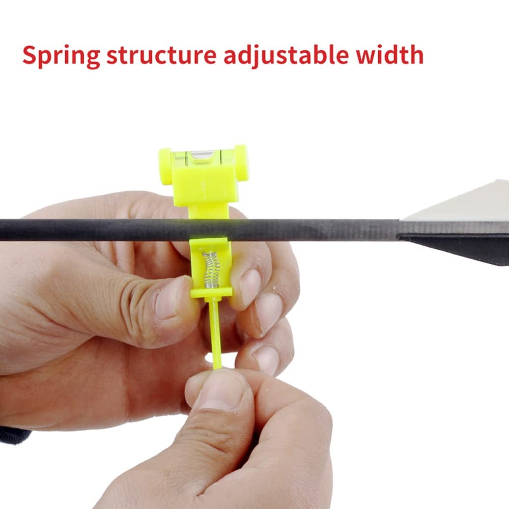 SOPOGER Archery Level Multifunctional Bow Tuning Tools for Rest Yellow
