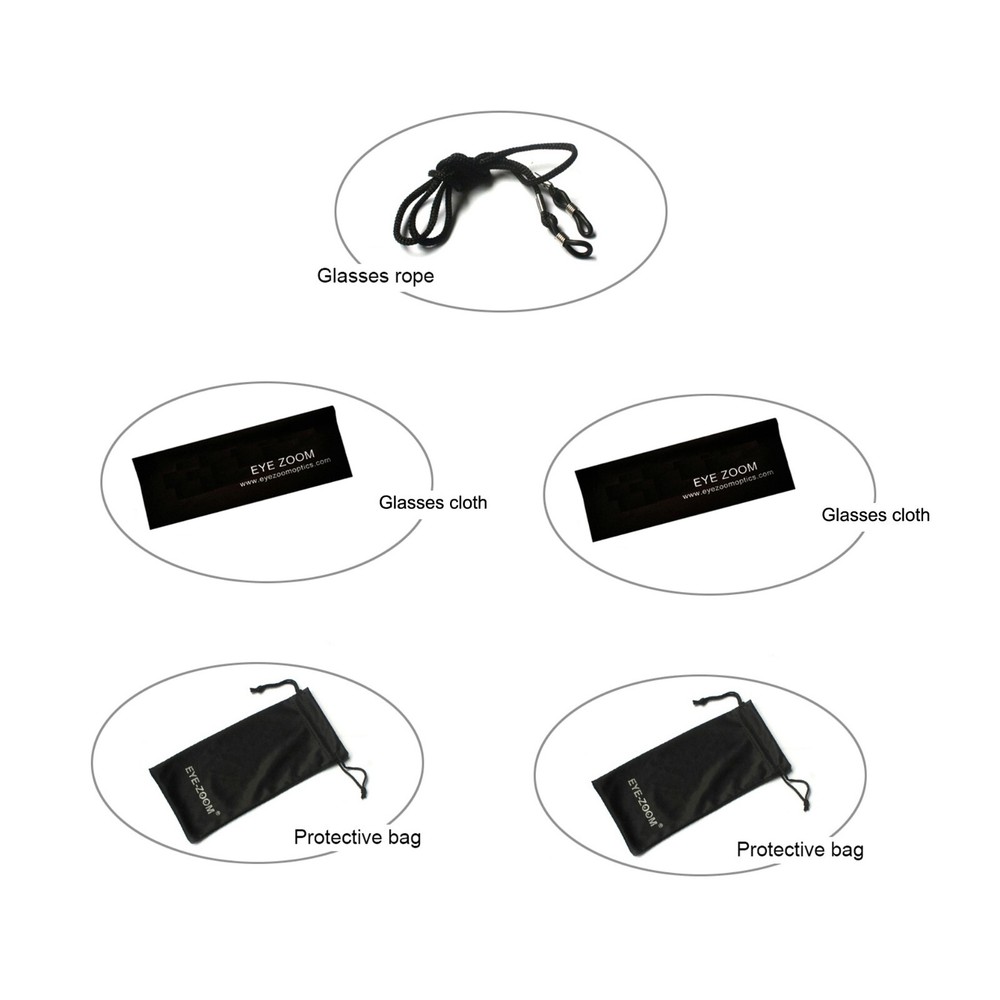 EYE ZOOM 5 Pack Rectangular Vintage Plastic Frame Reading Glasses for Men Women