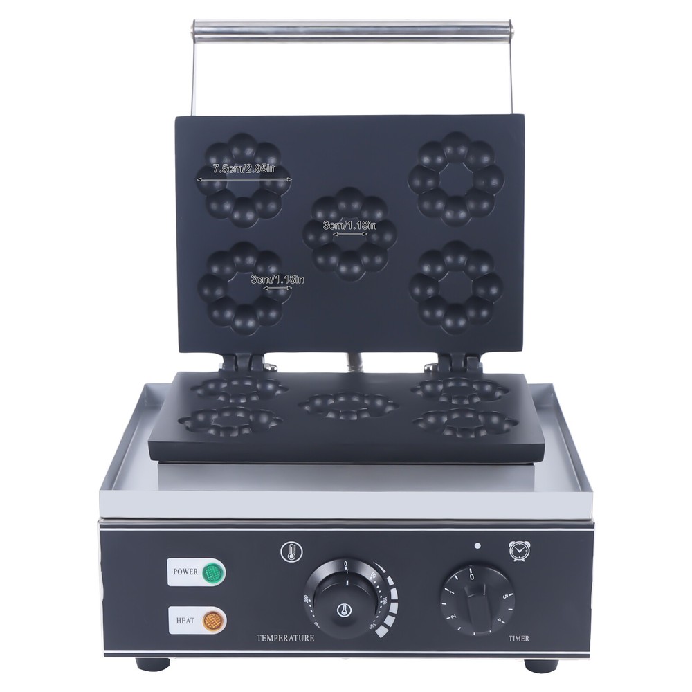 Mini Donut Maker Electric Waffle Maker Commercial Donut Maker Machine Nonstick