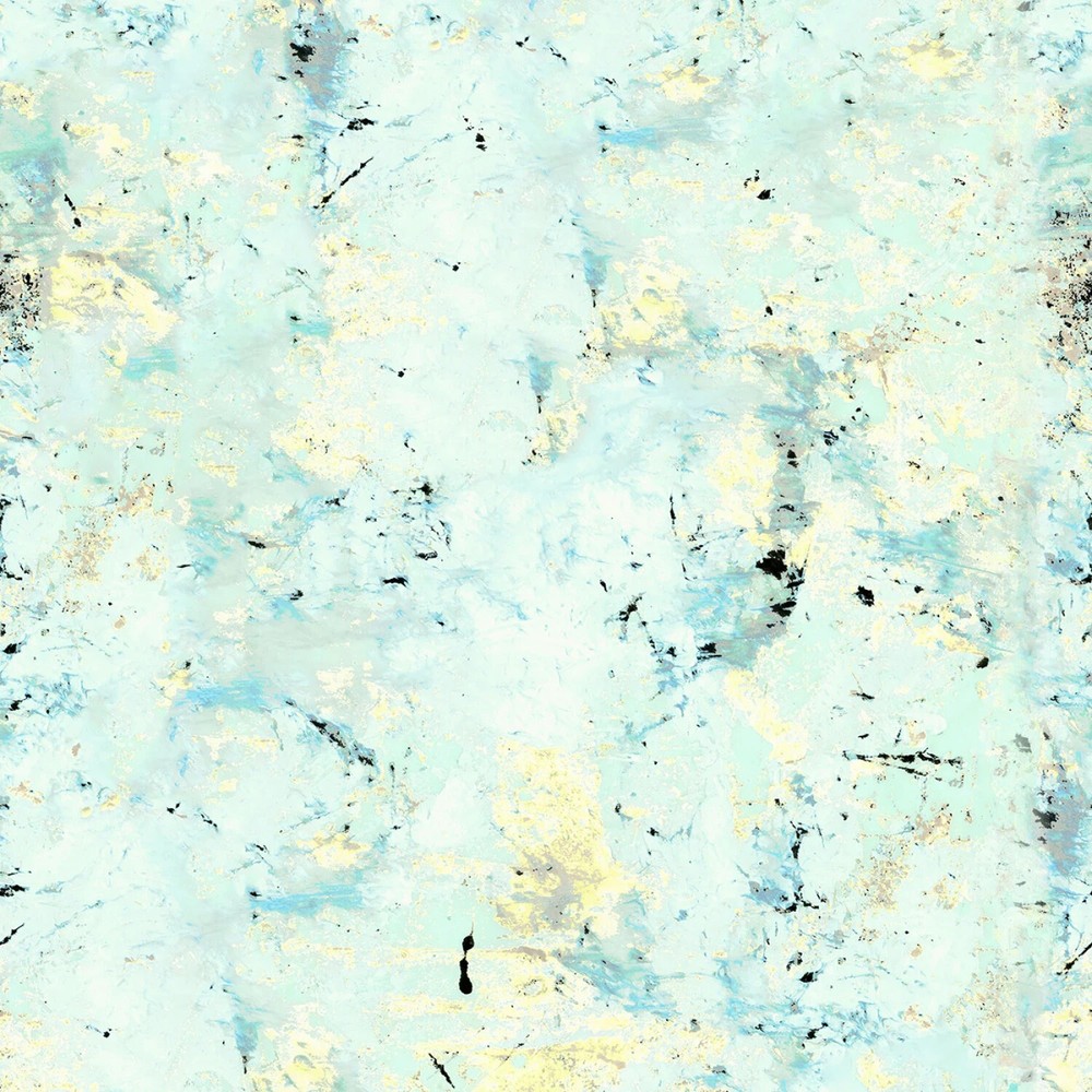 Multi Color Painter's Joy Digital Collage, Clothworks 44" Wide BTY